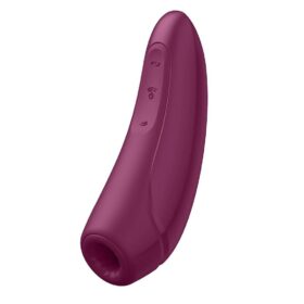 red rose Satisfyer Curvy 1+ Air-Pulse Clitoris Stimulating Vibrator for sale